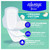 Always Pure Cotton Pads with Organic Top Layer Size 1 Pads with Wings Regular Absorbency 28Ea