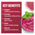 Force Factor Total Beets Pomegranate Berry Flavor Original Drink Powder 7.4Oz (210g)