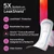 Kotex Ultra Thin 5X System Leakshield Heavy Pads with Wings 32Ea