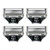 Harrys Original Razor 5 Blade Refill Cartridges for Men 4Ea