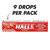 Halls Strawberry Cough Drops for Sore Throat Relief 9Ea