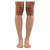 Dr Comfort Microfiber Compression Stockings Plus 20 to 30 mmHg  Large Beige Unisex Below Knee High Firm 2Ea