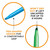 BIC Brite Liner Highlighters Assorted Fluorescent Colors Chisel Tip 5Ea, Pack of 6