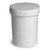 Berry Plastic Ointment Jar With Molded White Caps 2Oz 12Ea