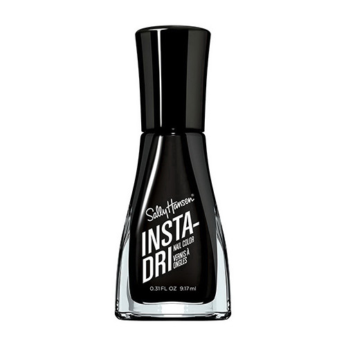 Sally Hansen Insta Dri Fast Dry Nail Color, Black To Black 572, 0.31 Oz