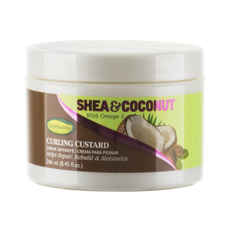 Gro Healthy Grohealthy Shea and Coconut Curling Custard, 8.5 Oz
