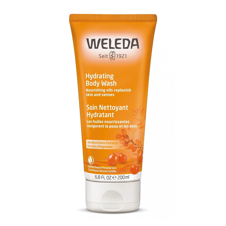 Weleda Sea Buckthorn Creamy Body Wash, 6.8 Oz