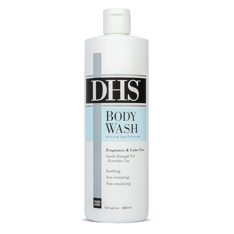 DHS Body Wash Mild Cleanser Unscented Gentle Cleansing Formula 16Oz (480ml)