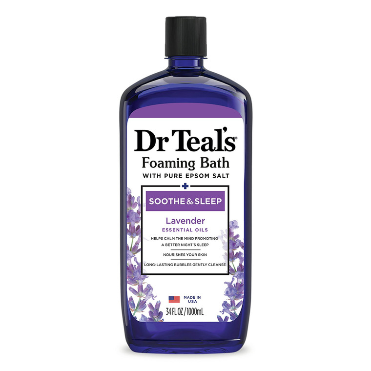 Dr. Teals Soothe And Sleep Foaming Bath With Lavender, 34 Oz