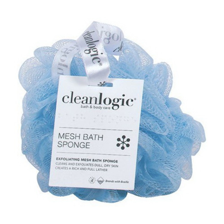 Cleanlogic Mesh Bath Sponge 40 G, Assorted Colors, 1 Ea