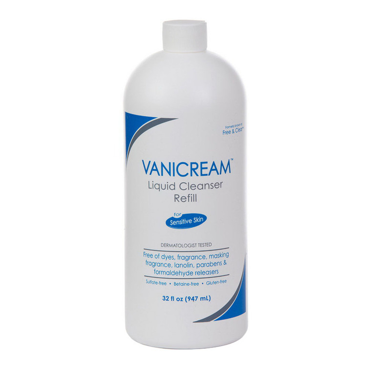 Vanicream Free And Clear Liquid Body Cleanser For Sensitive Skin 32 Oz