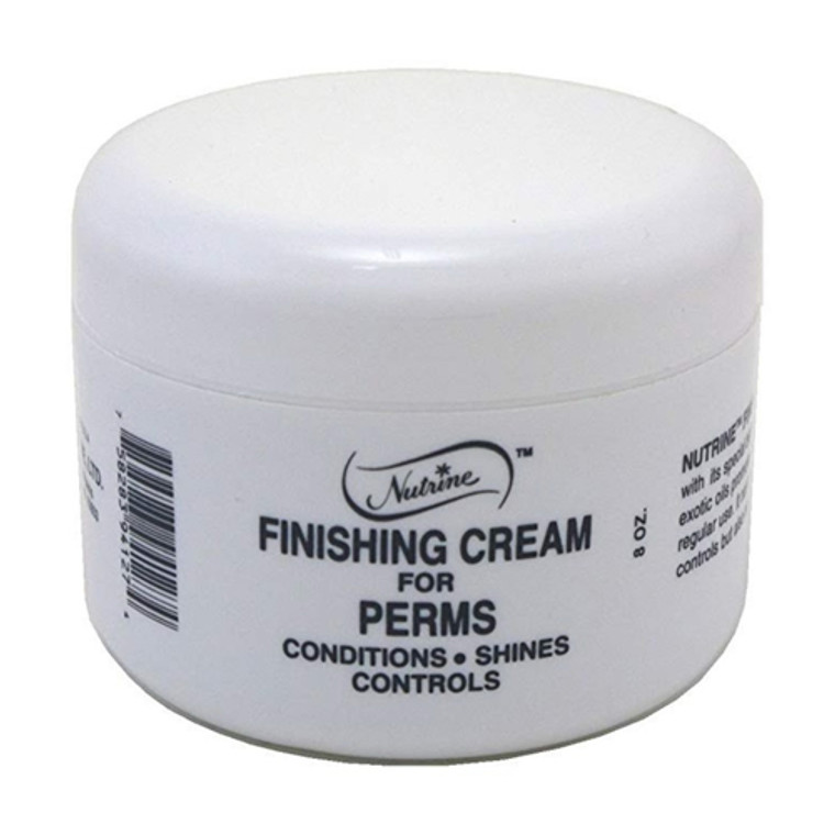 Nutrine Hair Finishing Cream for Perms, 8 Oz