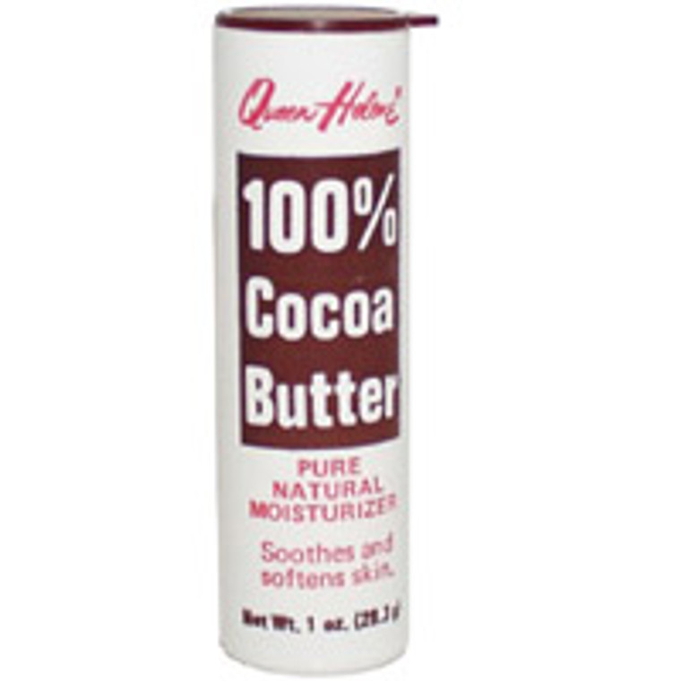 Queen Helene 100% Cocoa Butter Stick, Pure Natural Skin Moisturizer - 1 Oz