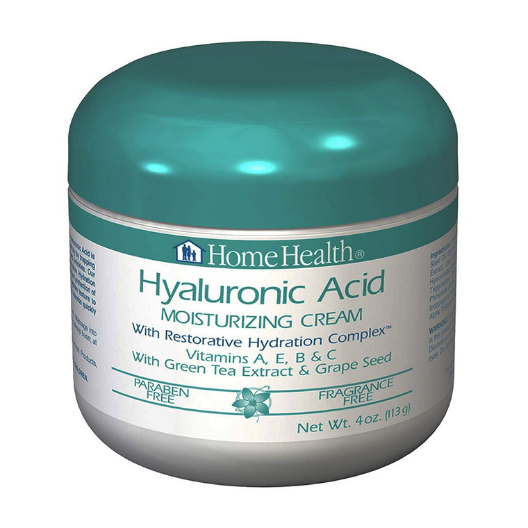 Home Health Hyaluronic Acid Moisturizing Cream With Restorative Hydration Complex - 4 Oz