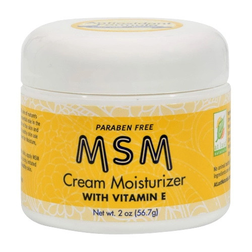 At Last Naturals MSM Cream Moisturizer with Vitamin E Face Lotion to Reduce Fine Lines and Wrinkles 2Oz (56.7g)