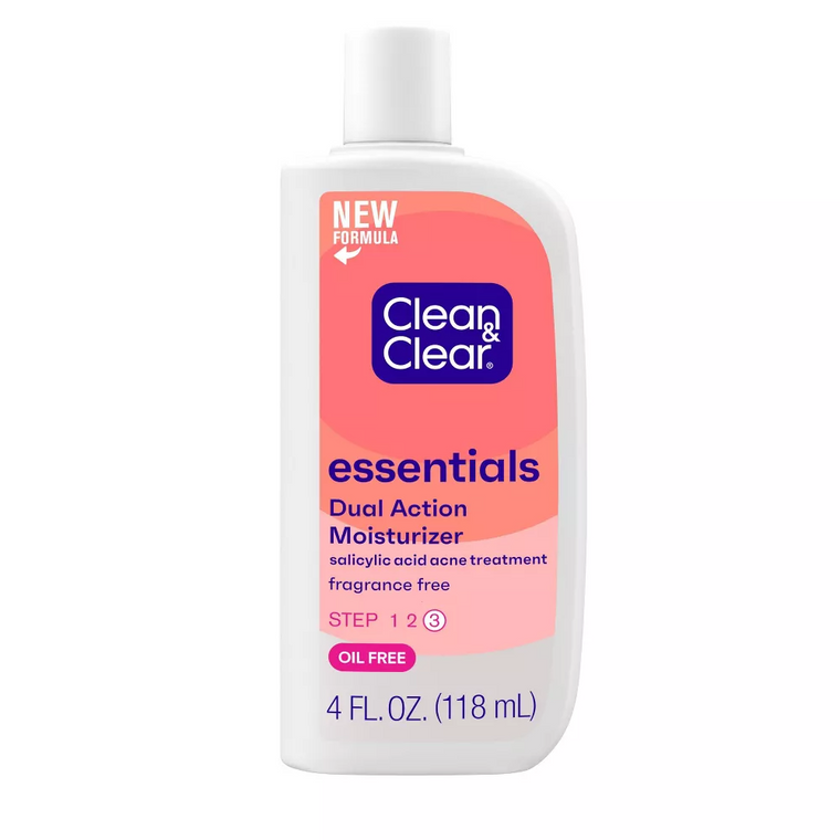 Clean And Clear Oil-Free Dual Action Moisturizer, 4 Oz