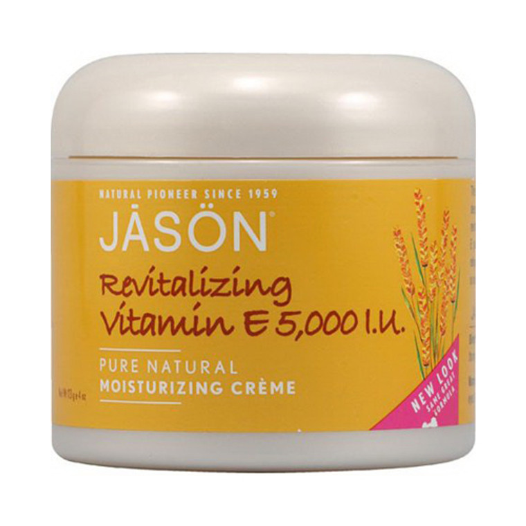 Jason Natural Revitalizing Vitamin E 5000 Iu Moisturizing Cream, 4 Oz