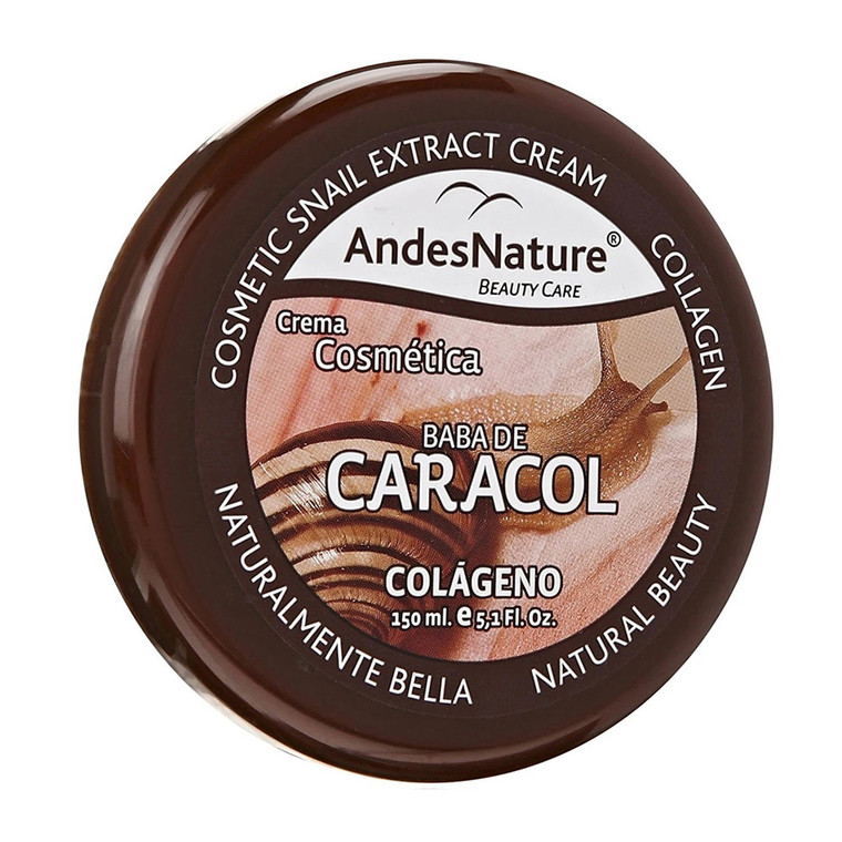 Andes Nature Cosmetic Snail Extract Cream, Baba De Caracol, 5.1 Oz