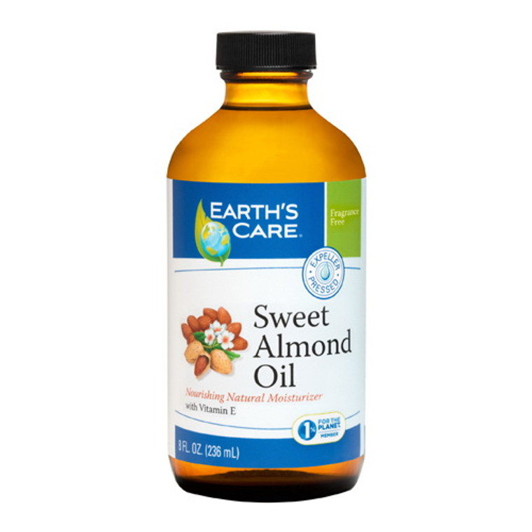 Earths Care Nourishing Natural Hair Moisturizer with Antioxidants, Sweet Almond Oil, 8 Oz