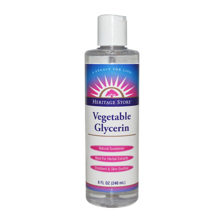 Heritage Store Vegetable Glycerin, 8 Oz
