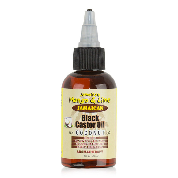 Jamaican Mango and Lime Black Castor Oil Coconut for Hair and Skin Nourishment 2Oz (59ml)