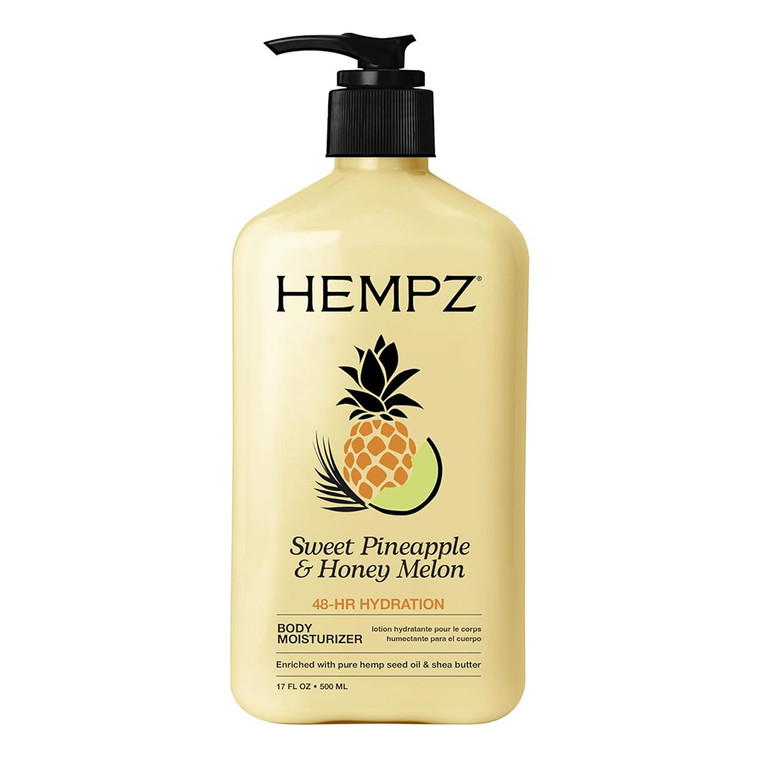 Hempz Sweet Pineapple and Honey Melon Moisturizing Body Lotion 17Oz (500ml)