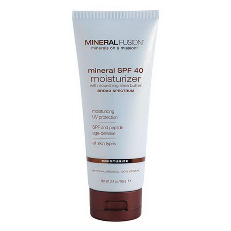 Mineral SPF 40 Face Moisturizer By Mineral Fusion, 3.4 Oz