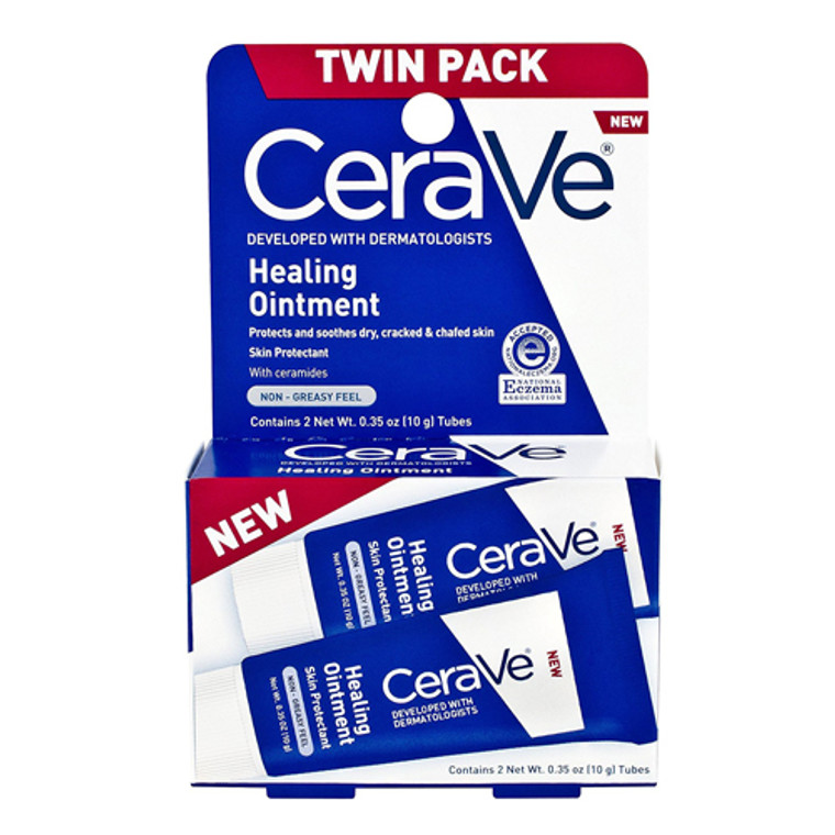 Cerave Skin Protectant Healing Ointment To Soothe Dry Skin 2 tubes/Pack