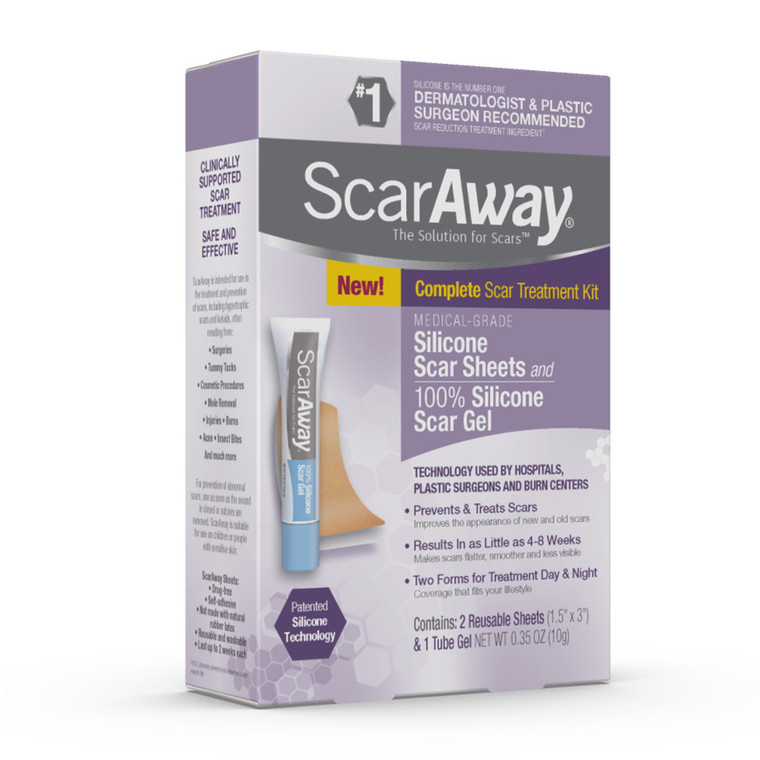 ScarAway Complete Scar Treatment Kit, Clear, 1 Ea