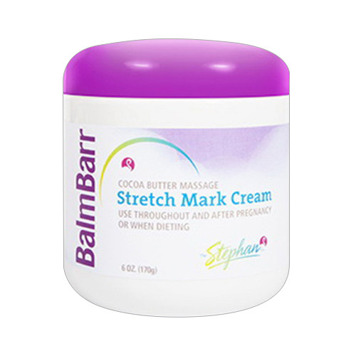 Balm Barr Stretch Mark Cocoa Butter Massage Creme - 6 Oz
