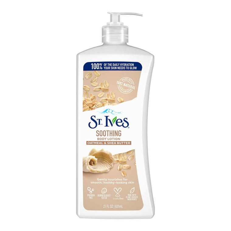 St. Ives Soothing Hand & Body Lotion Oatmeal & Shea Butter, 21 Oz