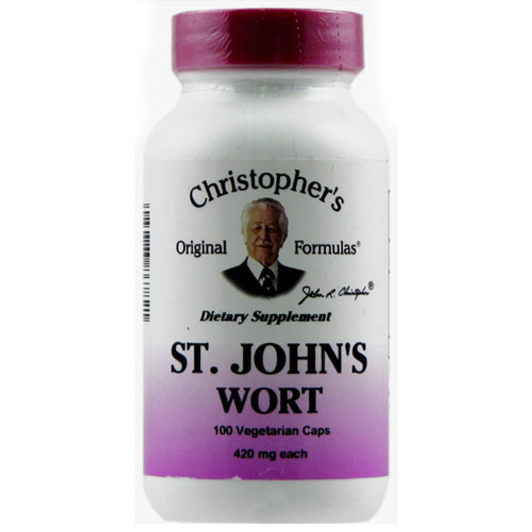Dr. Christopher Single Herb And St. John'S Wort 420 Mg Vegetarian Capsules, 100 Ea