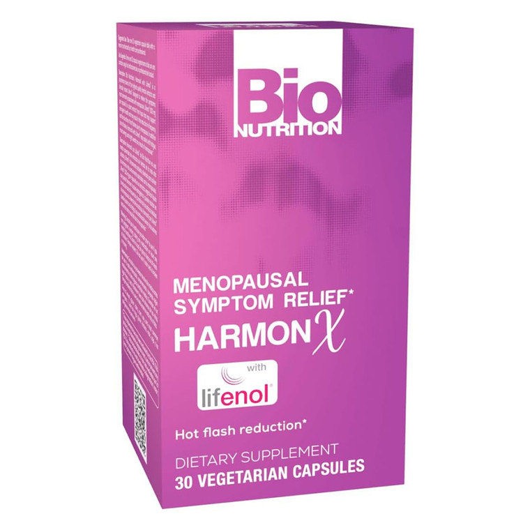 Bio Nutrition HarmonX with Lifenol 400 mg Dietary Supplement Vegetarian Capsules 30Ea