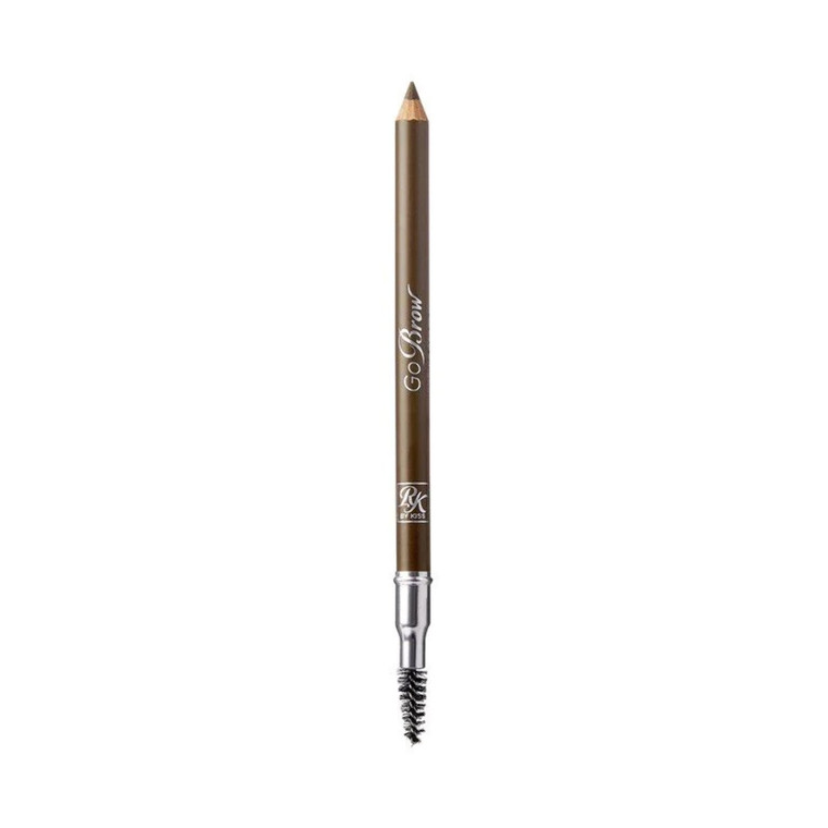Kiss Go Brow Eyebrow Wooden Pencil Rich Choco Brown, 1 Ea