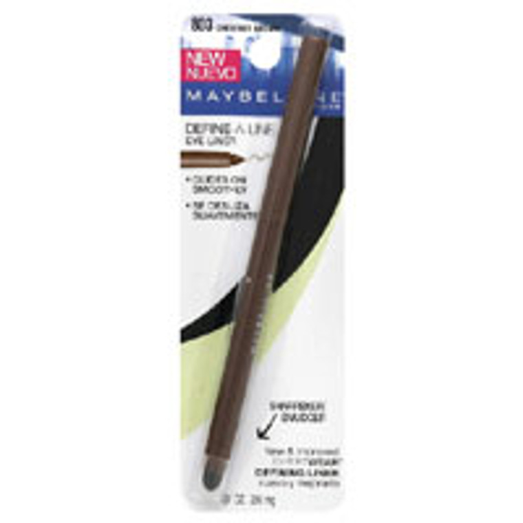 Maybelline Define A Line Eye Liner, Chestnut Brown, 1 Ea