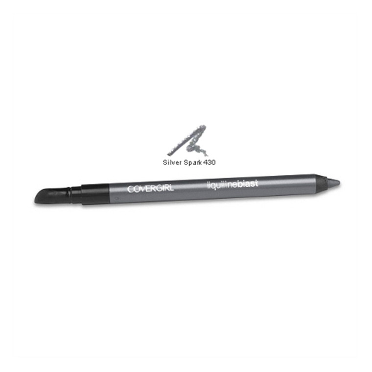 Covergirl Liquiline Blast Eyeliner 430, Silver Spark -1 Ea