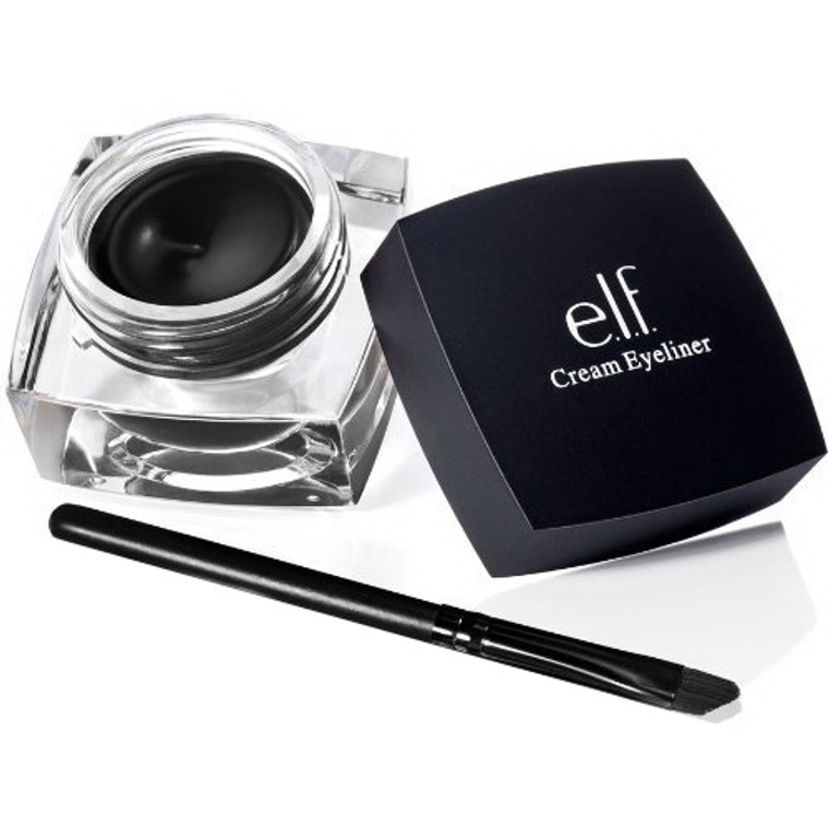 e.l.f Cosmetics Studio Cream Eyeliner, Black, 0.17 oz