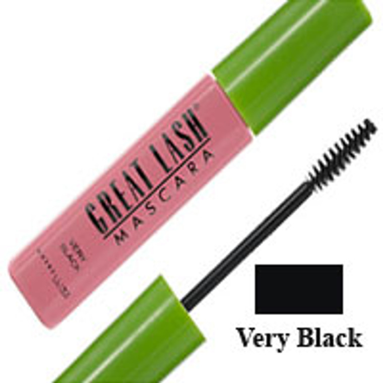 Maybelline Great Lash Washable Mascara, Very Black, 1 Ea