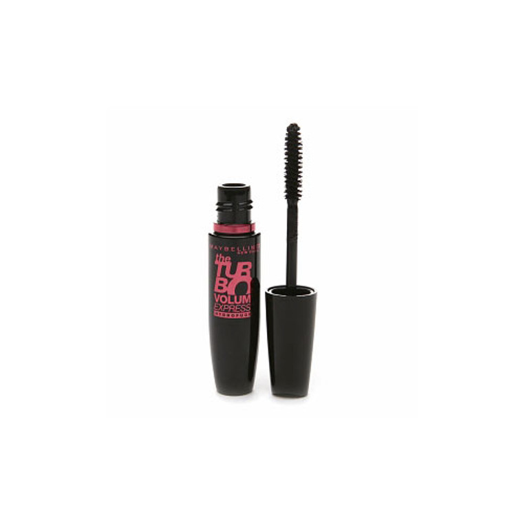 Maybelline Volum Express Turbo Boost Waterproof Mascara, Restage Black, 1 Ea