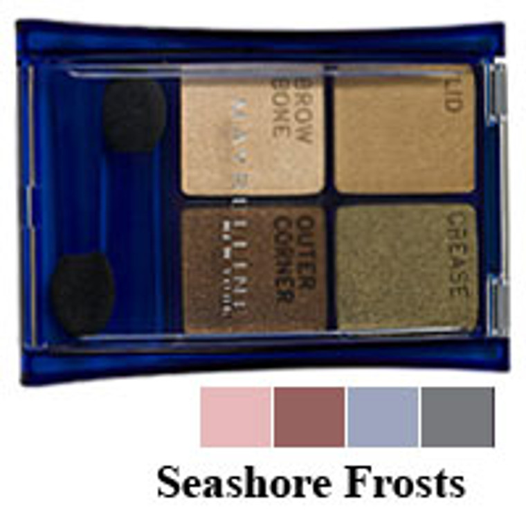 Maybelline Expertwear Quads Eye Shadow, Seashore Frosts 30 - 1 Ea