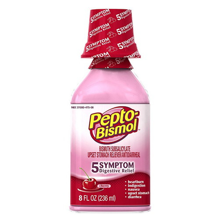 Pepto-Bismol Liquid Cherry, Upset Stomach Liquid - 8 Oz - myotcstore.com