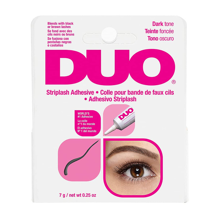 Duo Strip Eyelash Adhesive for Strip Lashes, Dark Tone - 0.25 Oz
