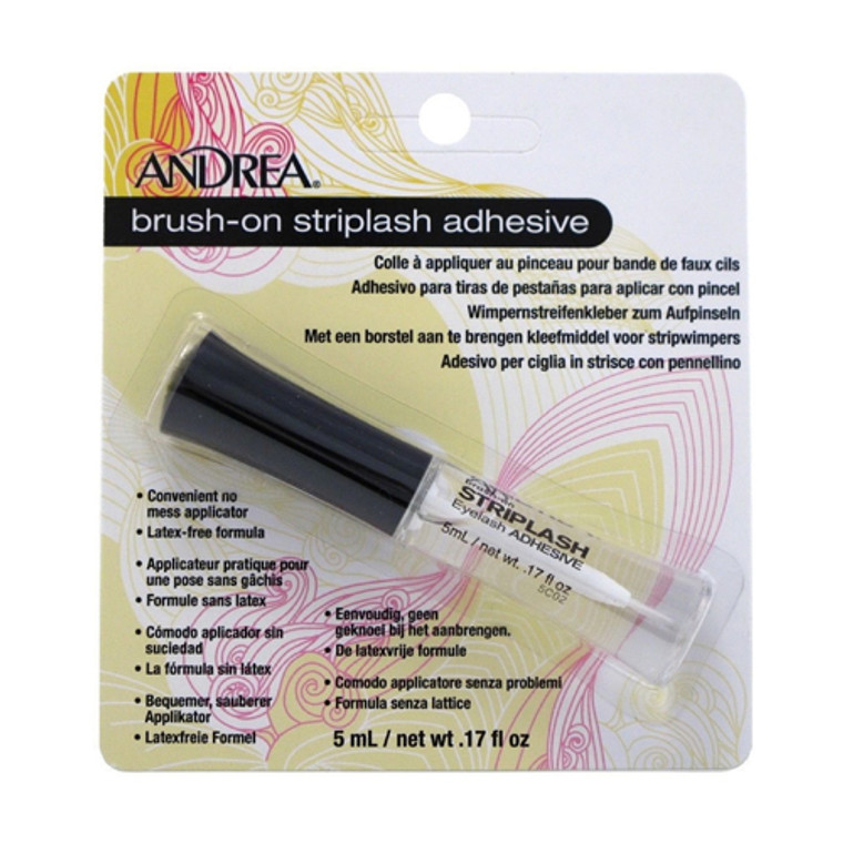 Andrea Brush-On Striplash Eyelash Adhesive, 0.17 Oz