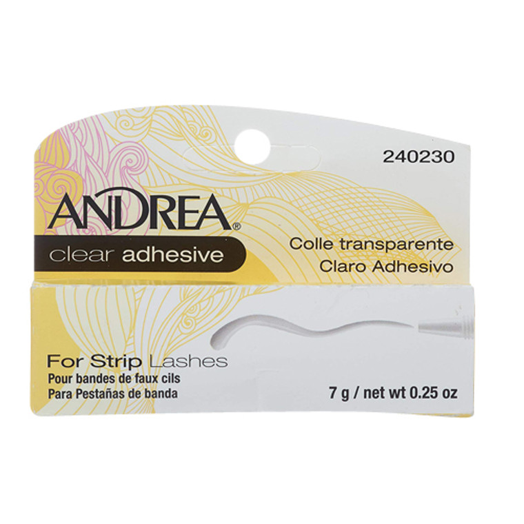 Andrea Clear Adhesive For Strip Lashes, 0.25 Oz