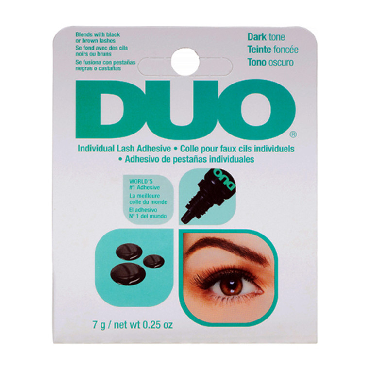 Duo Individual Eyelash Adhesive, Dark Tone, 0.25 Oz