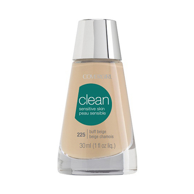 Covergirl Clean Sensitive Skin Liquid Makeup, Buff Beige 225 - 1 Oz, 1 Ea