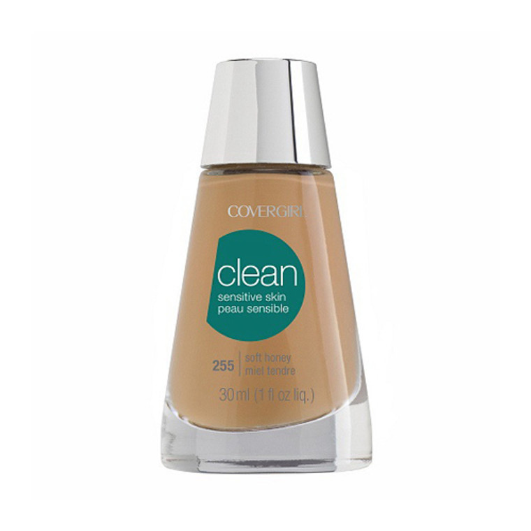 Covergirl Clean Sensitive Skin Liquid Makeup, Soft Honey 255 - 1 Oz, 1 Ea