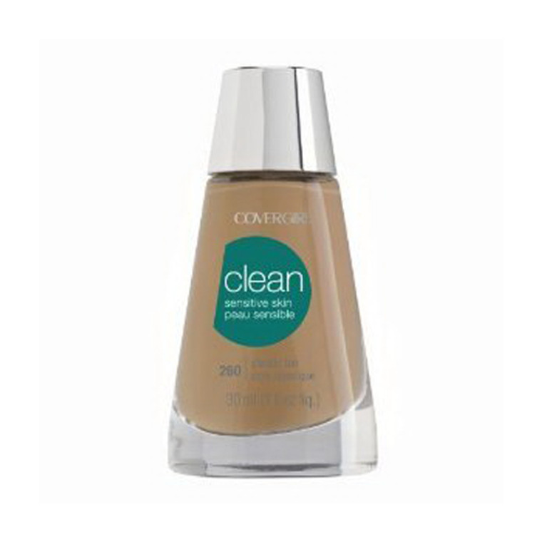 Covergirl Clean Sensitive Skin Liquid Makeup, Classic Tan 260 - 1 Oz, 1 Ea