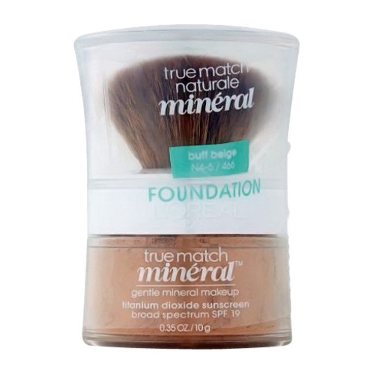 Loreal Bare Naturale Powdered Mineral Foundation Spf 19, Buff Beige - 0.35 Oz , 1 Ea