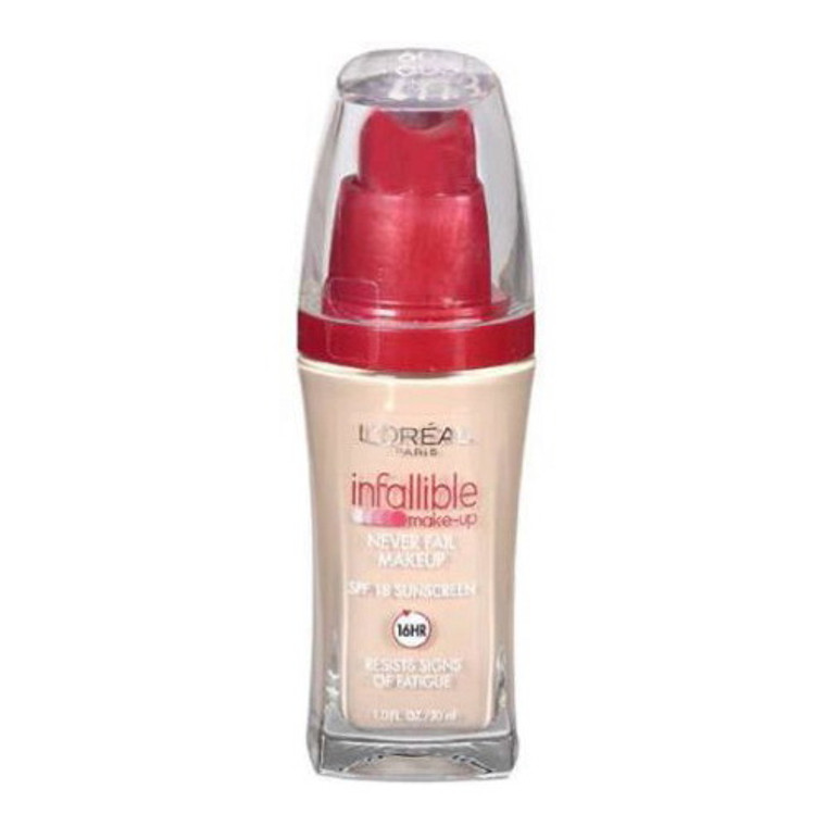 Loreal Infallible Never Fail Makeup Spf 20, Classic Ivory - 1 Oz, 1 Ea